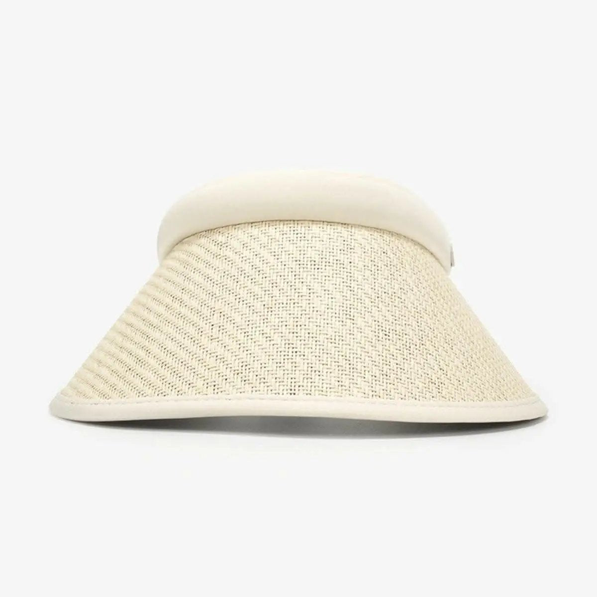 Stylish grass sun visor hat - Love Salve